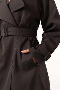 Petal and Pup Women's Billy Button Front Trench Coat