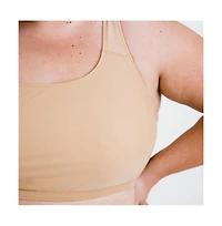 Calypsa Plus Racerback Swim Bra with Removable Cups