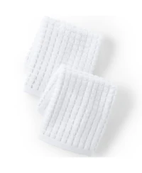 Lands' End Cotton Waffle Washcloth 2-Piece Set