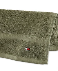 Tommy Hilfiger Home Modern American Solid Cotton Washcloth, 13" x