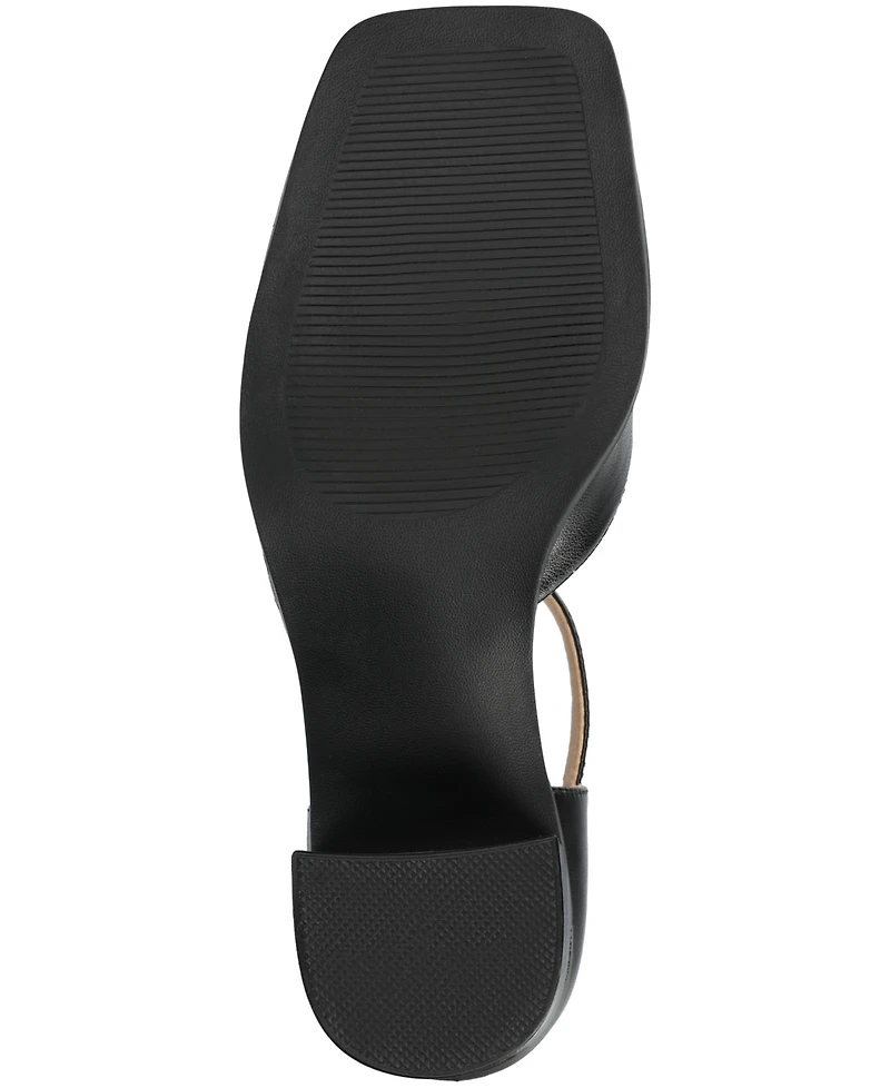 Journee Collection Women's Evangeline Stacked Heel Pumps