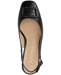 Journee Collection Women's Everlee Square Toe Slingback Pumps