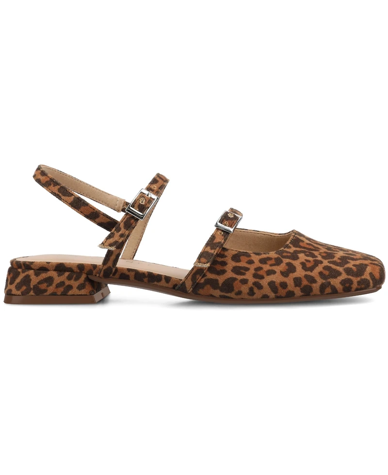 Journee Collection Women's Gretchenn Multi Strap Mary Jane Flats