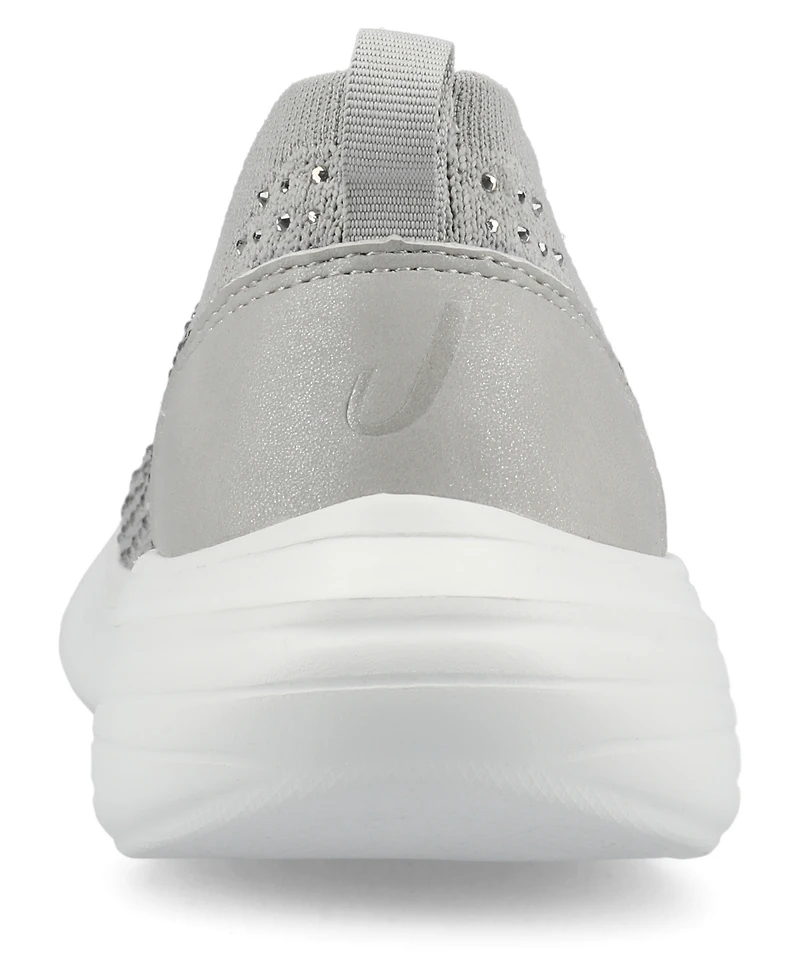 Journee Collection Women's Linnea Embellished Slip On Sneakers