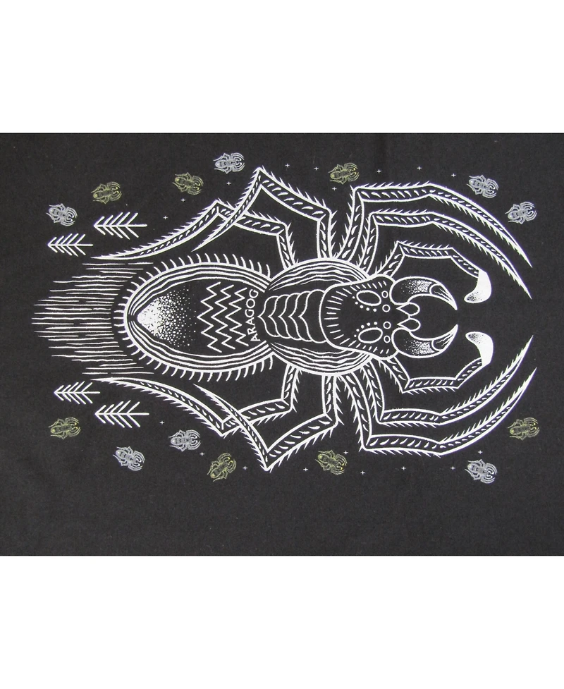 Harry Potter Spider-Man Big & Tall Harry Potter and the Chamber of Secrets Spider Aragog Black Graphic Tee-6XL