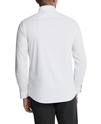Michael Kors Men's Eco Passport Stretch Untucked Slim Fit Dress Shirt