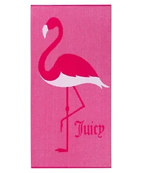 Juicy Couture Flamingo Cotton Beach Towel, 36" x 72"