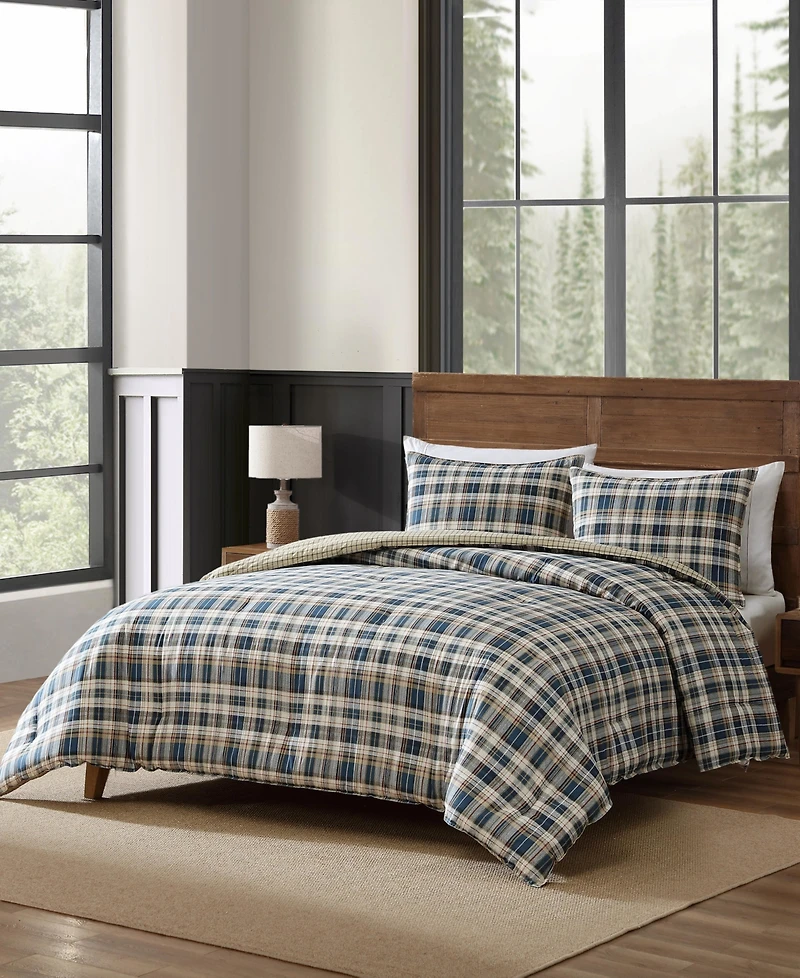 Eddie Bauer Port Gamble Dusted Indigo Comforter Set