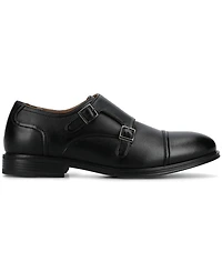 Vance Co. Men's Dillon Comfort Double Monk Strap Dress Shoe