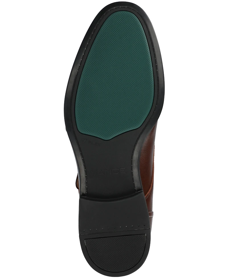 Vance Co. Men's Dillon Comfort Double Monk Strap Dress Shoe