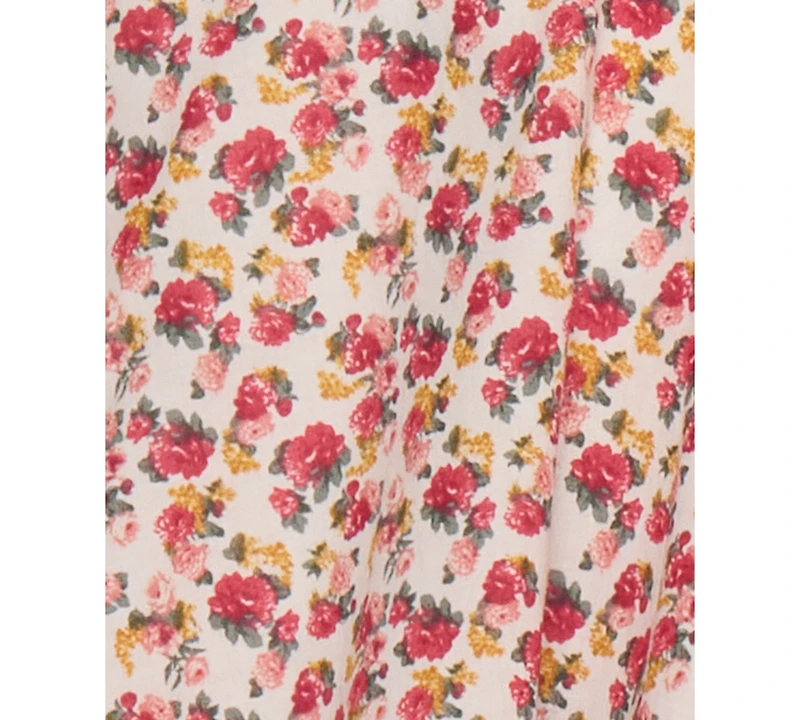 B Darlin Juniors' Floral-Print Ruffled Mini Dress