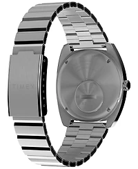 Timex Men's Analog Silver-Tone Stainless Steel Watch, 37mm