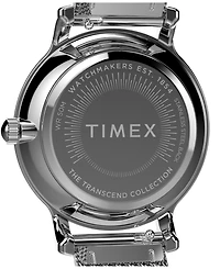 Timex Women's Analog Silver-Tone Stainless Steel Watch, 31mm