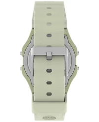 Timex Unisex Digital Yellow Resin Strap Watch, 34mm