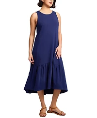 Jones New York Women's Sleeveless Ruffle High-Low Midi Dress