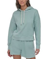 Dkny Sport Women's Cotton Embroidered Logo Pullover Hoodie
