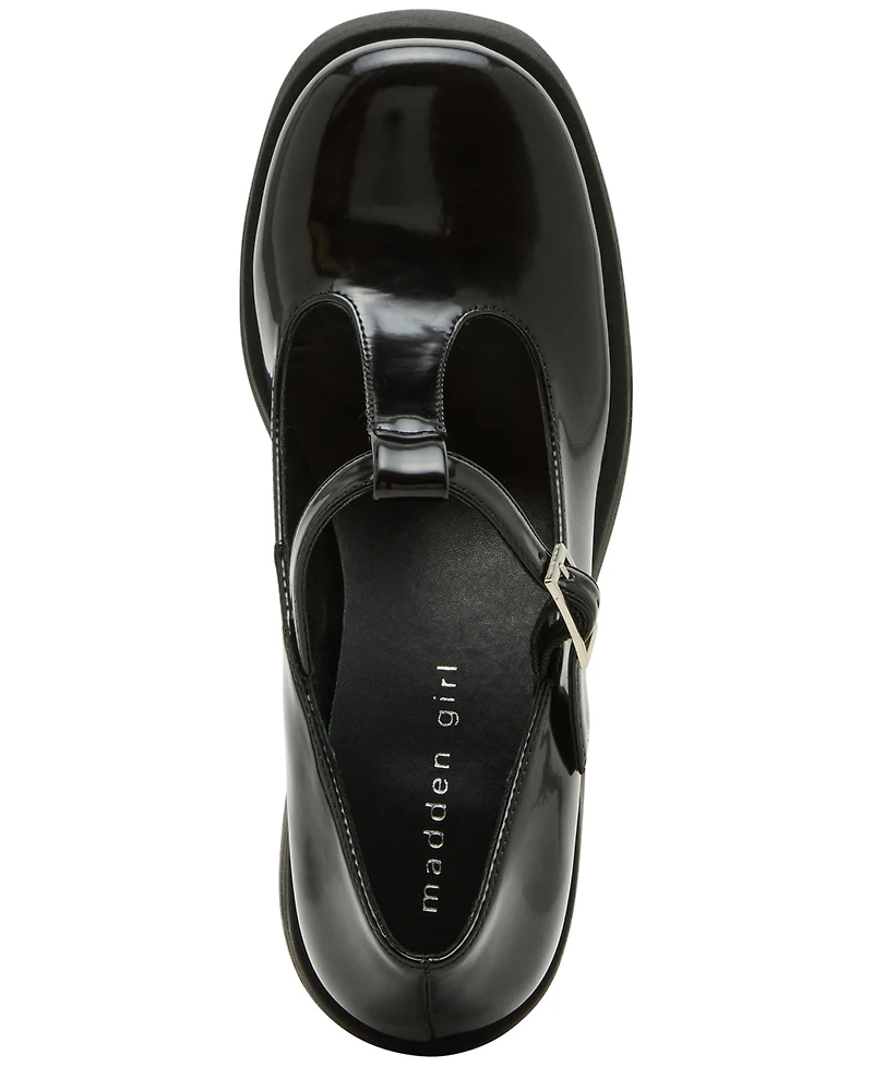 Madden Girl Lottie T-Strap Platform Mary-Jane Pumps