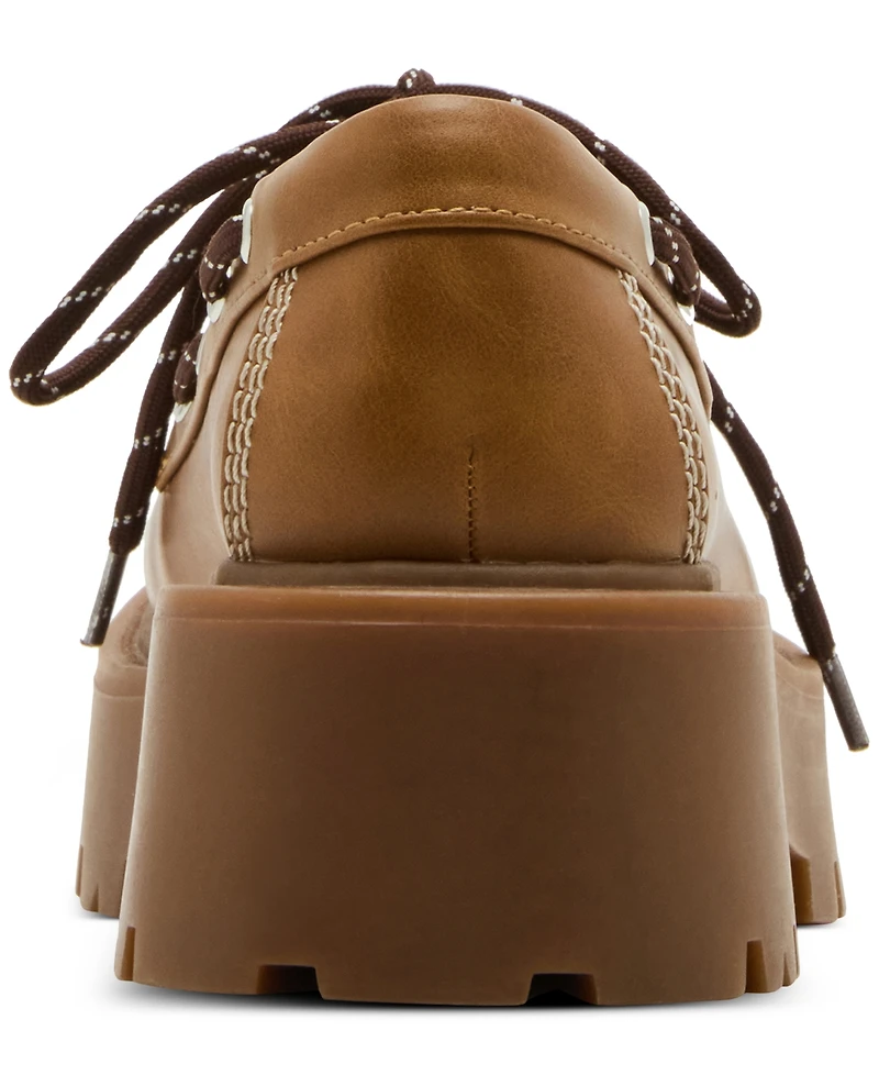 Madden Girl Caden Platform Lug-Sole Boat Shoes