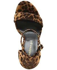 Madden Girl Sasha Two-Piece Block-Heel Dress Sandals