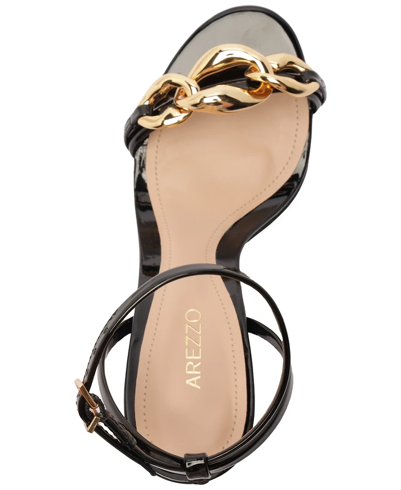 Arezzo Women's Vanessa High Stiletto Round Toe Sandals