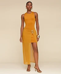 Avec Les Filles Women's Sarong Maxi Dress