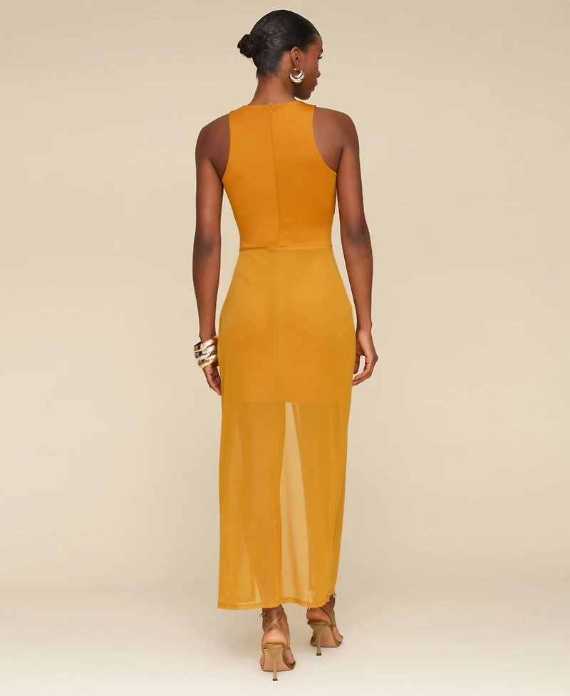 Avec Les Filles Women's Sarong Maxi Dress