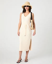 French Connection Women's Terry V-Neck Midi Dress