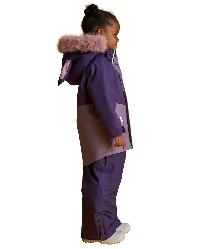 Roarsome Little Girls Hop the Bunny Ski Jacket