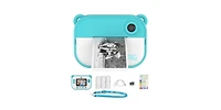 myFirst Insta 2 () Kids Instant Print Camera, 12MP Photos, 1080P Video, Front & Selfie Lens, microSD Card & Neck Lanyard, Travel Camera