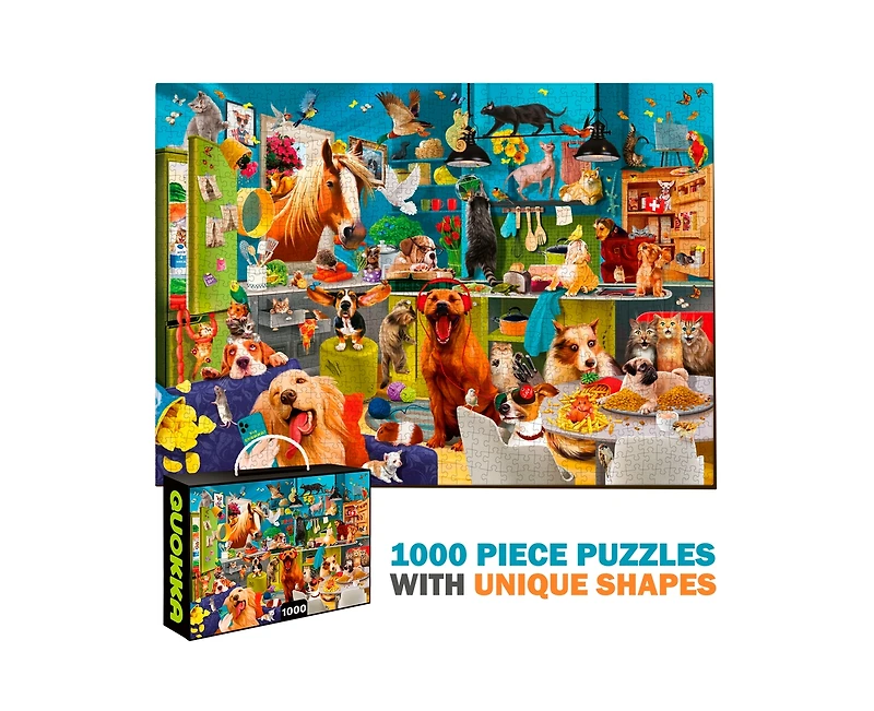 Quokka 1000 Pieces Jigsaw Puzzles for Kids Ages 8-12 and Adults