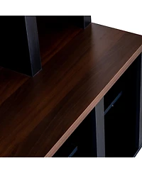 Streamdale Farmhouse Hall Tree with 6 Hooks, Bench, Shelves, and 13 Cubbies