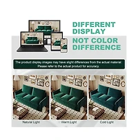 Streamdale 70.9" Convertible Sofa Bed with Pillow & Blanket, Green Velvet