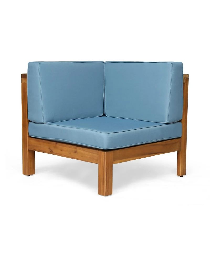 Streamdale Acacia Wood Outdoor Loveseat Set with Coffee Table