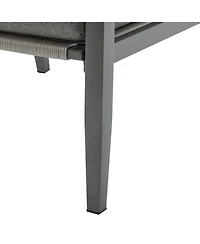 Streamdale (Set of 2) Gray Aluminum Lounge Chairs