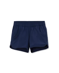 Lands' End Girls Slim Stretch Woven Swimsuit Shorts