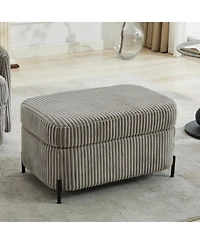 Streamdale Gray Ottoman for Home