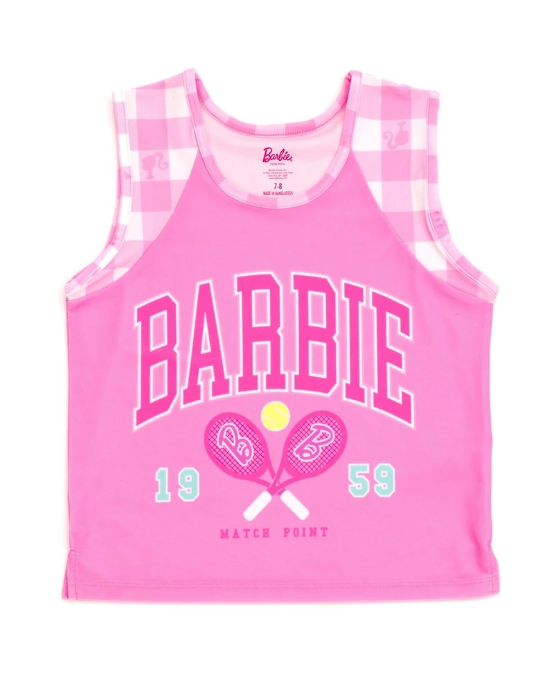 Barbie Girls Tank Top and Pleated Skort Outfit Set to