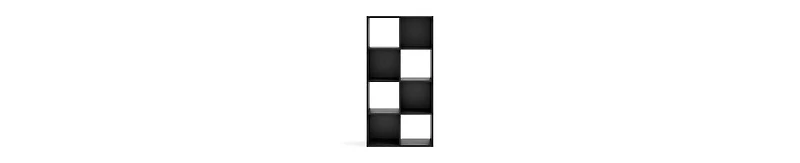 8-Cube Storage Bookcase – Tall Wooden Organizer for Books & Decor