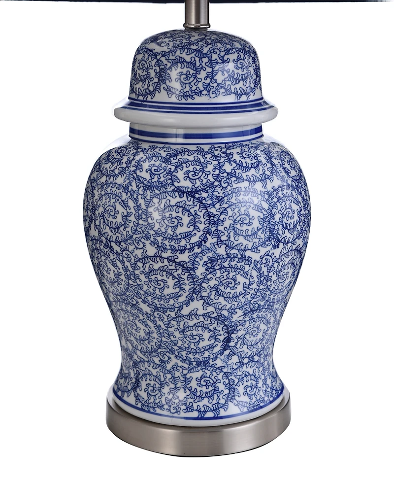 StyleCraft Home Collection 31" Traditional Spiral Ceramic Table Lamp