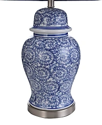 StyleCraft Home Collection 31" Traditional Spiral Ceramic Table Lamp
