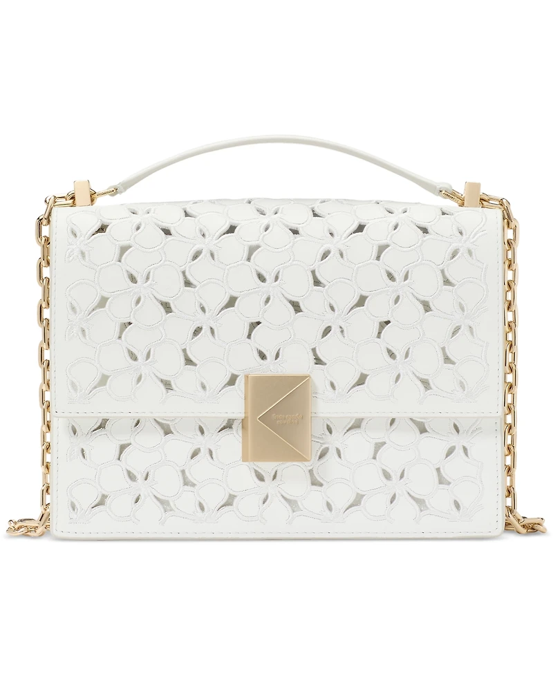 kate spade new york Deco Eyelet Chain Strap Leather Shoulder Bag