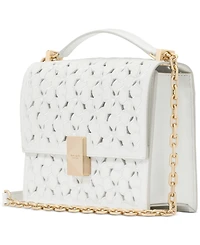 kate spade new york Deco Eyelet Chain Strap Leather Shoulder Bag
