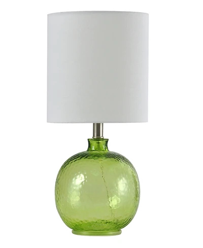StyleCraft Home Collection 20" Modern Glass Table Lamp