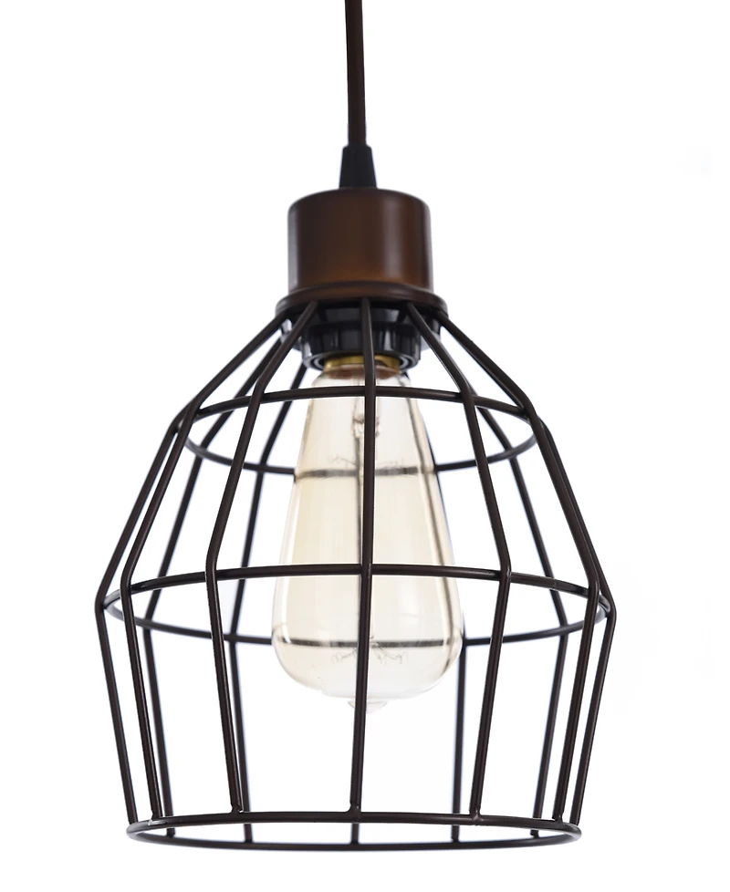 StyleCraft Home Collection 71.5" Madison Contemporary Three Pendant Steel Floor Lamp
