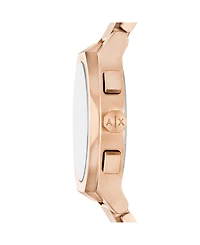 A|X Armani Exchange Men's Quartz Chronograph Rose Gold Stainless Steel Watch, 42mm
