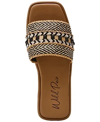 Wild Pair Women's Daisyy Slide Flat Sandals, Exclusively at Macy's
