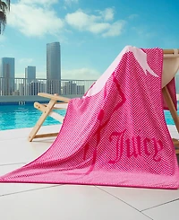 Juicy Couture Flamingo Cotton Beach Towel, 36" x 72"