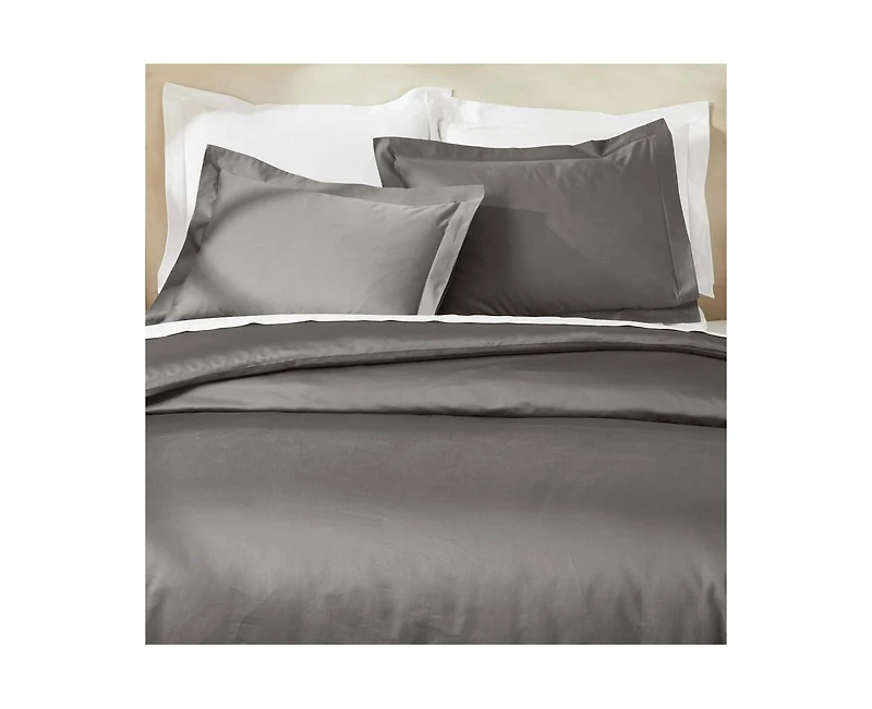 Superior Egyptian Cotton 850 Thread Count Solid Duvet Cover Set, King/California King
