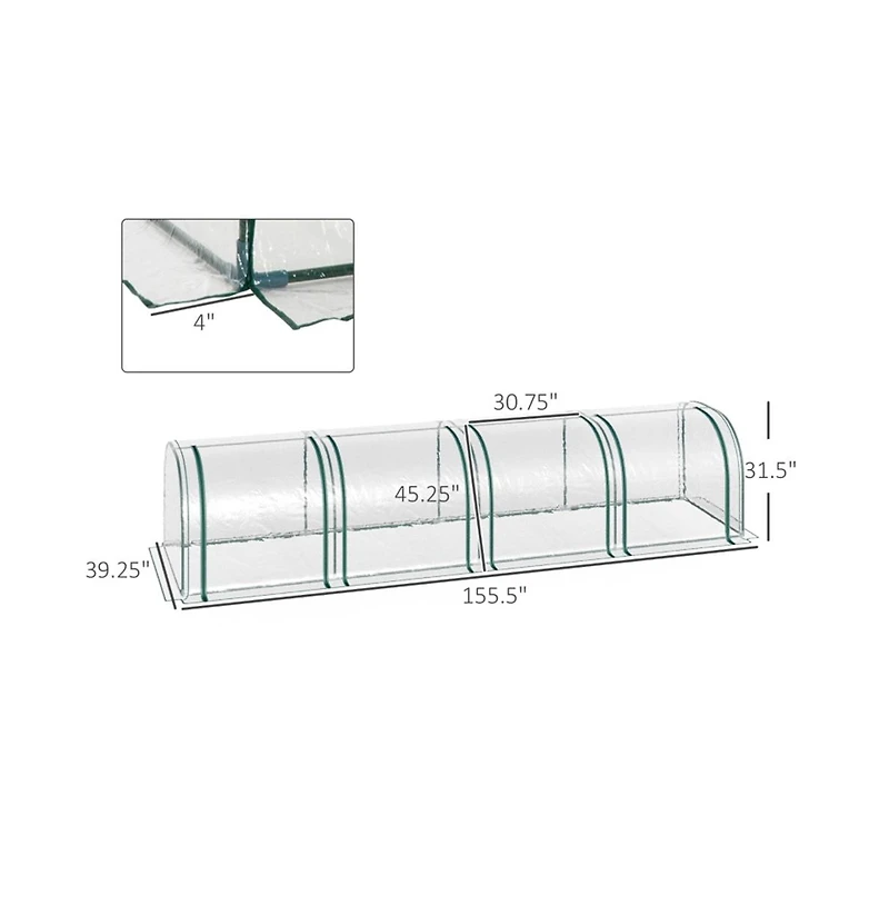Compact Mini Greenhouse – Ideal for Small Gardens and Urban Spaces