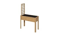 Wooden Planter Shelf with Box for Indoor and Outdoor Use